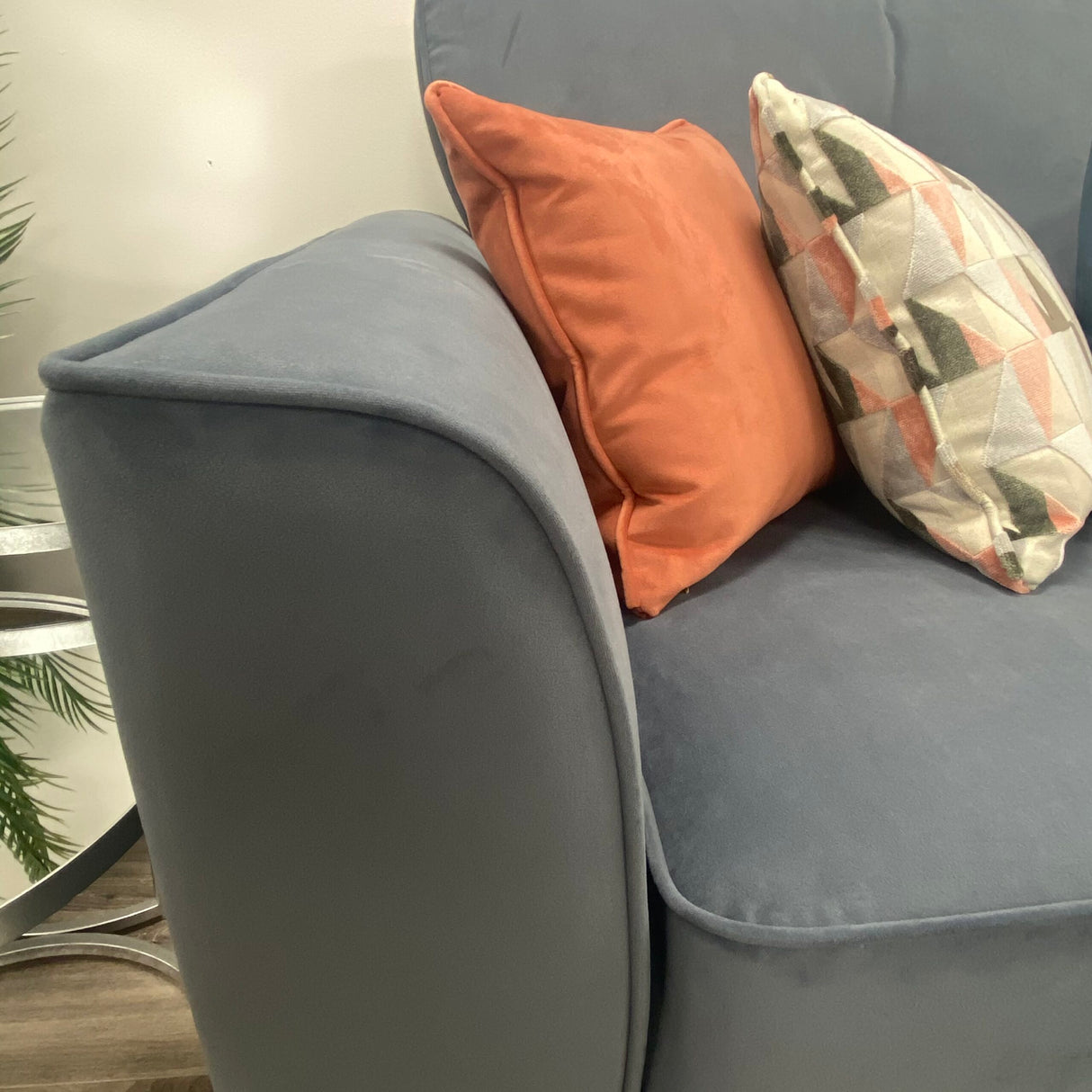 The Lincoln Sofa is a bespoke sofa that can be fully custom to your need and is finished with aqua clean fabric