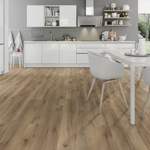 Enhance your space with Albany Oak Laminate Flooring 12mm durable, antibacterial and easy to install with a natural wood finish and 15-year guarantee.