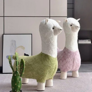 The whimsical Alpaca Kids Chairs feature soft upholstery, safe sturdy build and 6 bright colours, perfect for bedrooms, playrooms and reading rooms