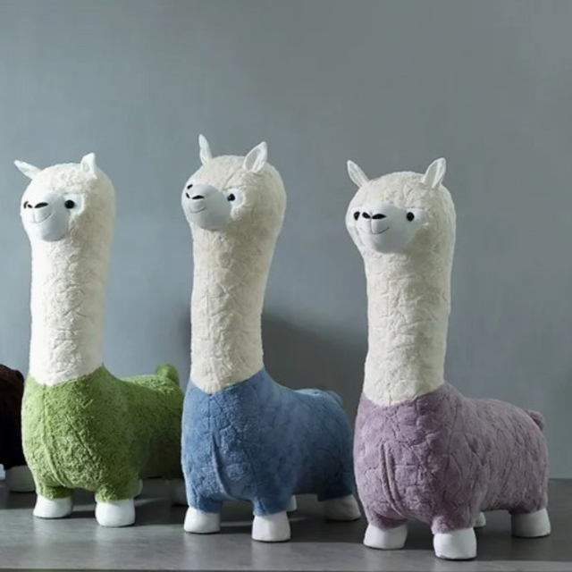 The whimsical Alpaca Kids Chairs feature soft upholstery, safe sturdy build and 6 bright colours, perfect for bedrooms, playrooms and reading rooms