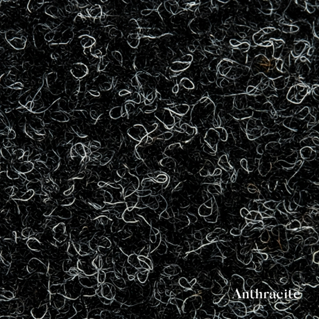 Textured black surface with white patterns labeled 'Anthracite'.