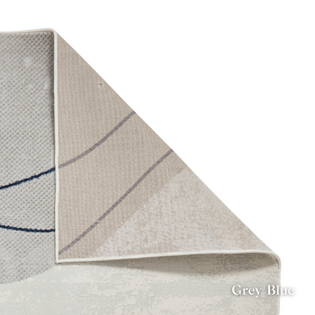 Introduce fresh style with the Apollo Modern Abstract Machine Made Rugs featuring a blend of bold designs, metallic yarn and soft multi textured pile.