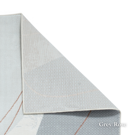 Introduce fresh style with the Apollo Modern Abstract Machine Made Rugs featuring a blend of bold designs, metallic yarn and soft multi textured pile.