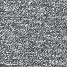Textured aquamarine carpet sample