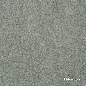 Textured gray color swatch with 'Tidewater' label