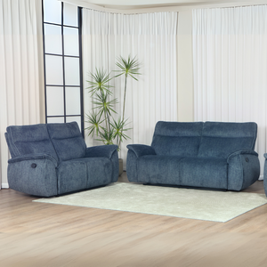 The Aston Recliner Sofa in Dark Grey features plush comfort, smooth recliners and modern style, perfect for relaxing in any living space