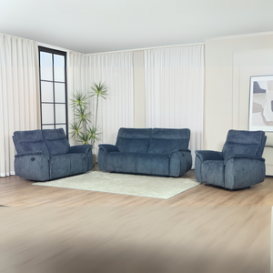 The Aston Recliner Sofa in Dark Grey features plush comfort, smooth recliners and modern style, perfect for relaxing in any living space