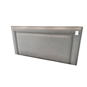 The Azura Fabric Bed Headboard features 6" bold border, plush padding, custom fabric, colour & size options, adding style to any bed!
