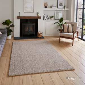 Add freshness with the eco-friendly Bali Plain Shaggy Machine Made Rugs range with 100% recycled polyester, ultra soft pile & durable machine made design.