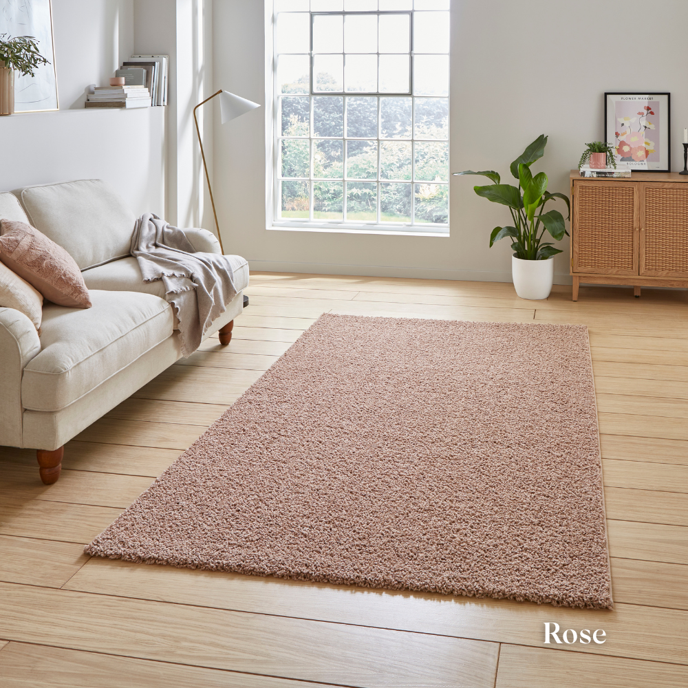 Add freshness with the eco-friendly Bali Plain Shaggy Machine Made Rugs range with 100% recycled polyester, ultra soft pile & durable machine made design.