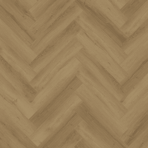Barley Oak Herringbone SPC Flooring - 4mm, waterproof SPC core, sound-reducing underlayment and underfloor heating.