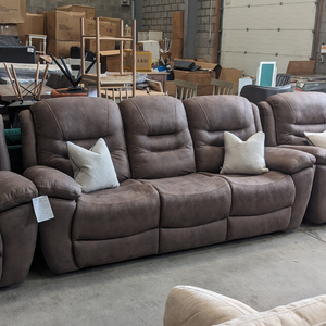 The Bellamy Electric Recliner Sofa in Nutmeg features plush comfort, USB charging and smooth electric reclining for a modern, luxurious living space