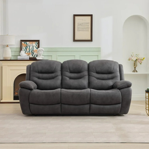 The Bellamy Electric Recliner Sofa Set 3+2 in Gunmetal Grey features plush comfort, USB charging and smooth electric reclining for a ideal for any space