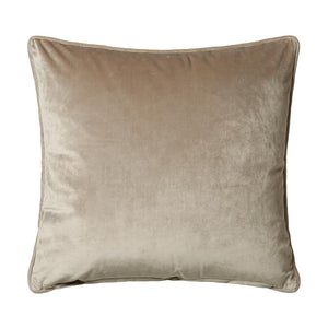 The Scatter Box Bellini Cushion in Taupe features luxurious softness & feather filled interior, perfect for your home