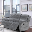 Relax in style with the Bentley Recliner Sofa in Grey featuring plush comfort, manual recline and modern design for the perfect living room upgrade