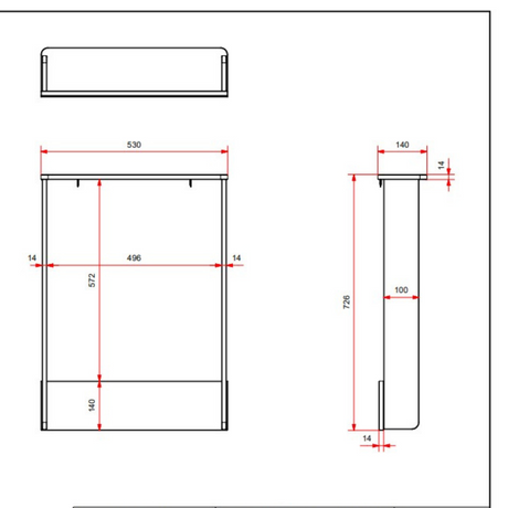 The Billy Changing Unit in Satin White is a nappy changing board attachment, perfect for baby room setups with safe raised edges