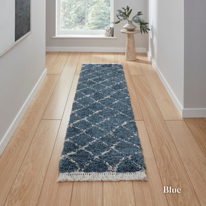 Add bohemian charm with Boho Berber Machine Made Shaggy Rugs range featuring plush shaggy pile, durable polypropylene and stylish fringes.