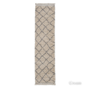 Add bohemian charm with Boho Berber Machine Made Shaggy Rugs range featuring plush shaggy pile, durable polypropylene and stylish fringes.