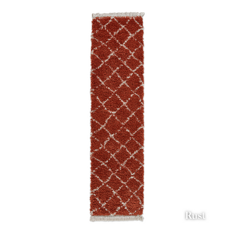 Add bohemian charm with Boho Berber Machine Made Shaggy Rugs range featuring plush shaggy pile, durable polypropylene and stylish fringes.