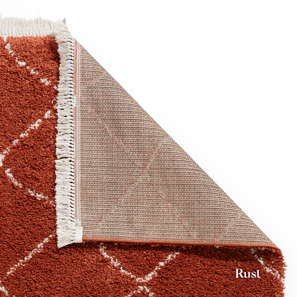 Add bohemian charm with Boho Berber Machine Made Shaggy Rugs range featuring plush shaggy pile, durable polypropylene and stylish fringes.