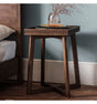 The Gallery Boho Retreat Bedside Table features mango wood with mixed timber veneers, intricate fretwork and versatile design.