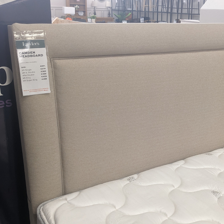 The Briody Camden 55" Headboard with padded comfort, soft fabric, full heigh design and multiple colours will suit any of your bedroom styles