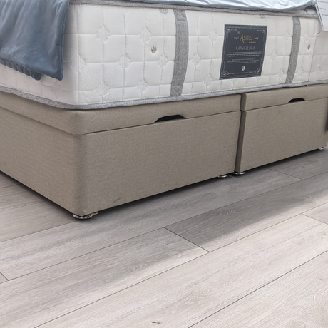 The Briody Full Ottoman Base combines elegant design, generous storage and a selection of fabric colours for a stylish and practical bedroom upgrade