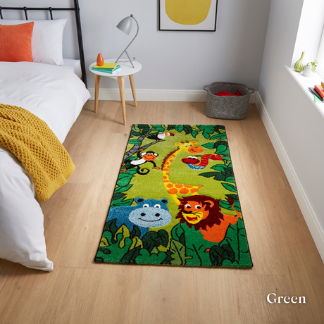 Bring play to life with the Brooklyn Kids Collection Machine Made Rugs featuring stain resistances, hand carved and both soft and durable.