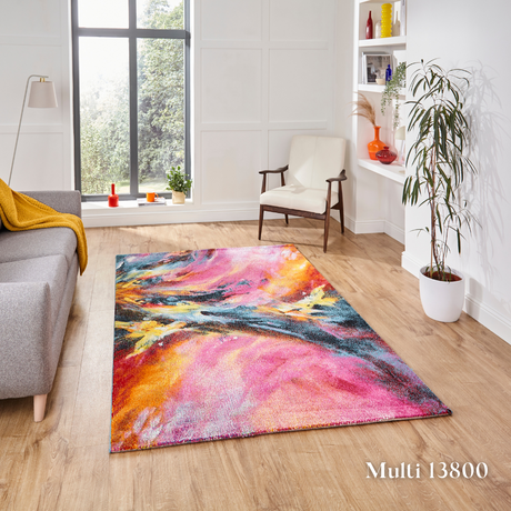 Make a statement with the Brooklyn Modern Abstract Machine Made Rugs Range featuring carved detailing, bold patterns and soft piles.