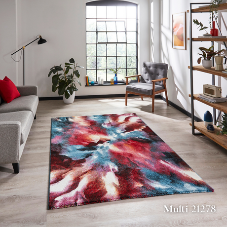 Make a statement with the Brooklyn Modern Abstract Machine Made Rugs Range featuring carved detailing, bold patterns and soft piles.