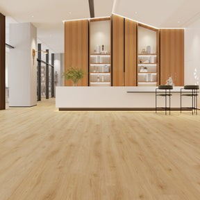 Liberty Rock San Diego Vinyl & SPC 5.2mm: 100% waterproof, acoustic underlay (18dB), scratch-resistant PU surface, and easy installation with Uniclic technology