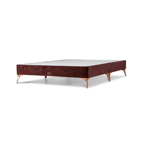 The Casino Steel Leg Divan offers metal legs in 4 colours, various luxury fabric colours, reinforced frame & raised design with under bed, to suit any bed!