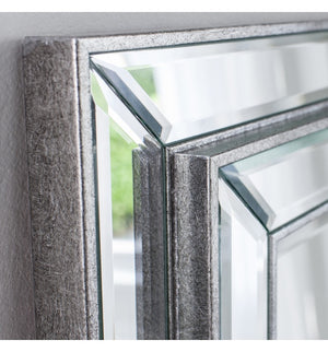 Gallery Chambery Leaner Mirror Pewter