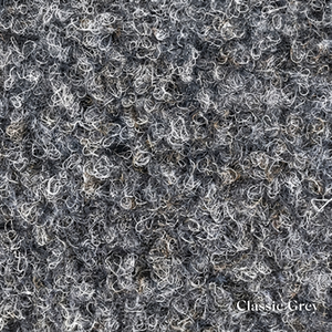 Close-up of a textured Classic Grey carpet