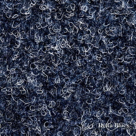 Textured blue background with white abstract patterns and 'Delta Blues' text.