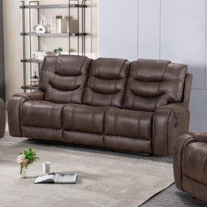 Dublin Recliner Sofa - Brown