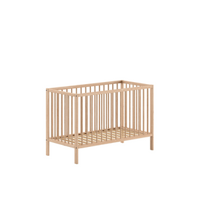 Dino Baby Cot Bed 60 x 120cm - Natural