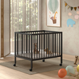 The Dino Baby Playpen 95 x 75cm in Anthracite offers removeable wheels & a 3 height adjustable slat base, a convertible baby & toddler bed for growing needs