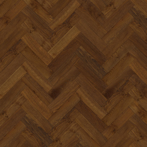 The Double Smoked Oak Herringbone Engineered Flooring - 15mm features deep smoked tones, rich grain detail and durable multi layer stability