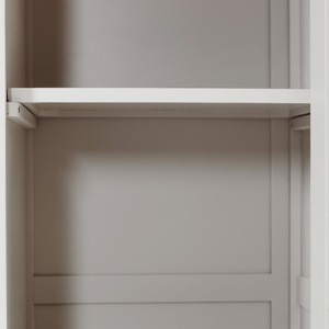 The Doune 3-Door Wardrobe in Taupe offers stylish storage with oak veneer top, hanging rail, shelving and 3 drawers.