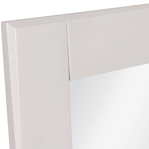 The Doune Mirror in Taupe with a painted frame and easy wall mounting. Perfect for enhancing bedrooms, hallways, or living areas.