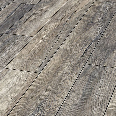 Dynamic Brunswick Oak Laminate Flooring - 8mm offers an authentic oak look, AC4 durability, and easy 5G click installation
