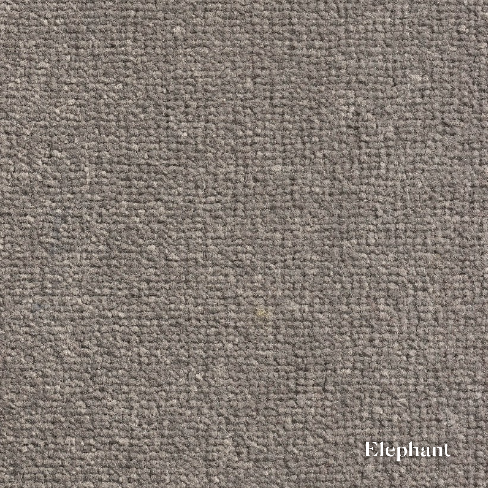 Textured gray fabric with 'Elephant' branding