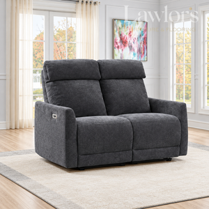 Enzo Recliner Sofa Set 3+2+1 - Dark Grey