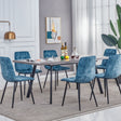 Florence Grey Marble Extending Dining Table