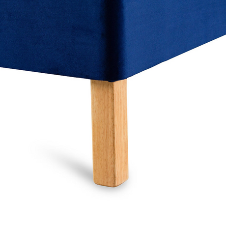 The Faith & Ethan - Classic Straight Leg Divan features light wood legs, premium fabric upholstery and colour options and reinforced frame, to suit any bed!