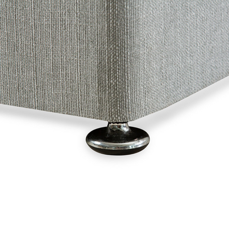 The Faith & Ethan - Standard Divan features reinforced divan base with chrome gliders, 2, 4 or no drawers, luxury fabric and colour options to suit any bed!
