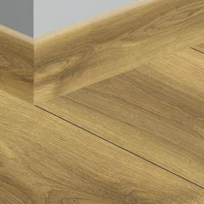 The Falcon Oak Laminate Flooring - 12mm features water resistant, AC6 durability, Express Click installation and a 40 year warranty