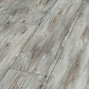The Fantasy Wood Laminate Flooring - 12mm, AC5-rated, grey/white finish, durable, eco-friendly and quick 5G Click install.