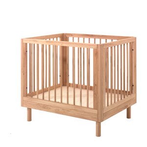 The Forrest Baby Playpen 95 x 75cm in Oak features 3 height adjustable base and high quality European oak, a safe, stylish and durable design